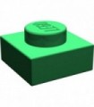 Green Plate 1 x 1