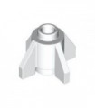 White Brick, Round 1 x 1 with Fins