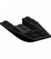 Black Wedge 6 x 4 Inverted Curved