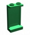 Green Panel 1 x 2 x 3 with Side Supports - Hollow Studs