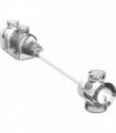 Trans-Clear Bar 1 x 8 with Brick 1 x 2 Curved Top End (Undetermined Type)