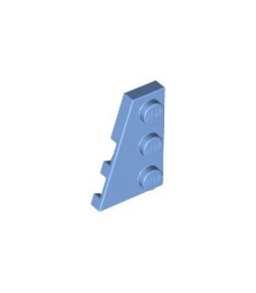 Medium Blue Wedge, Plate 3 x 2 Left
