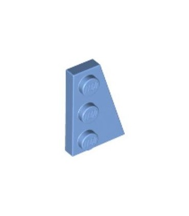 Medium Blue Wedge, Plate 3 x 2 Right