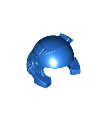 Blue Minifig, Headgear Helmet with Breathing Apparatus and Headlights