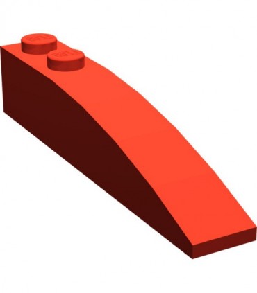 Red Slope, Curved 6 x 1