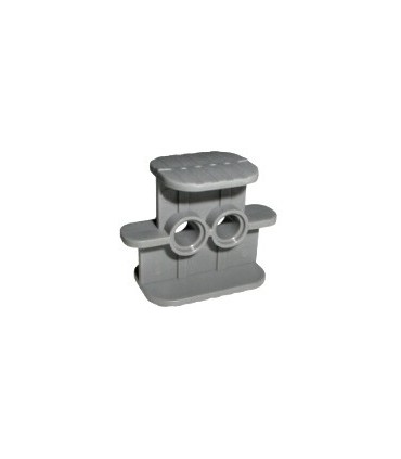 Dark Bluish Gray Rubber Band / Belt Holder 2 x 4 x 2 1/3