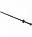 Black Bar 12L with Open Stud, Towball, and Slit (Boat Mast)