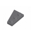 Dark Bluish Gray Wedge, Plate 3 x 2 Right