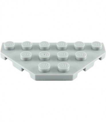 Light Bluish Gray Wedge, Plate 3 x 6 Cut Corners