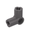 Dark Bluish Gray Technic, Axle and Pin Connector Angled N6 - 90 degrees