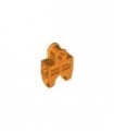Orange Technic, Axle Connector 2 x 3 with Ball Socket, Open Sides