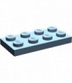 Sand Blue Plate 2 x 4