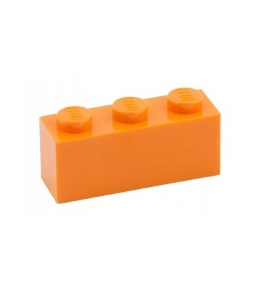 Orange Brick 1 x 3