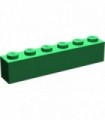 Green Brick 1 x 6