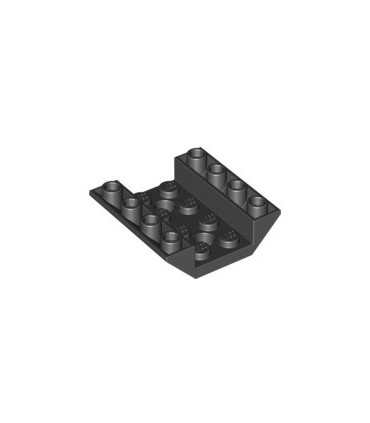 Black Slope, Inverted 45 4 x 4 Double with 2 Holes