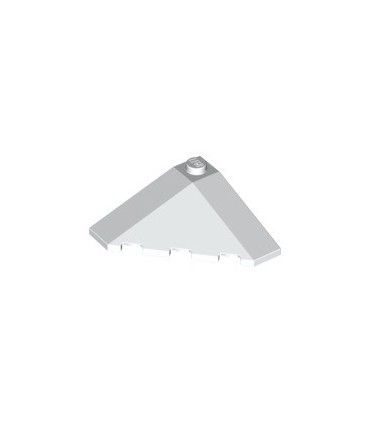 White Wedge 4 x 4 (Slope 18 Corner)