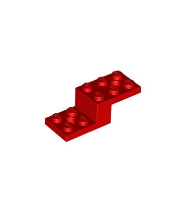 Red Bracket 5 x 2 x 1 1/3 with 2 Holes