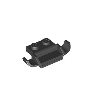 Black Plate, Modified 1 x 2 with Racers Car Grille