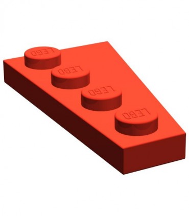 Red Wedge, Plate 4 x 2 Left