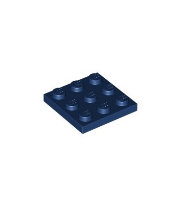 Dark Blue Plate 3 x 3
