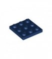 Dark Blue Plate 3 x 3