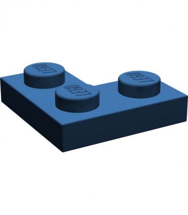 Dark Blue Plate 2 x 2 Corner