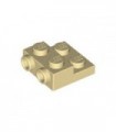 Tan Plate, Modified 2 x 2 x 2/3 with 2 Studs on Side