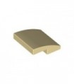 Tan Slope, Curved 2 x 2 No Studs