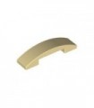 Tan Slope, Curved 4 x 1 Double No Studs