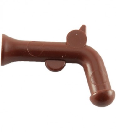 Reddish Brown Minifig, Weapon Gun, Pirate Flintlock Pistol