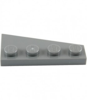 Dark Bluish Gray Wedge, Plate 4 x 2 Left