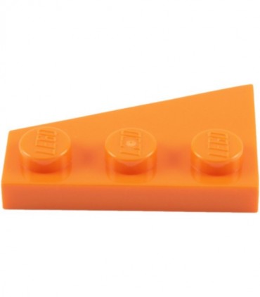 Orange Wedge, Plate 3 x 2 Right