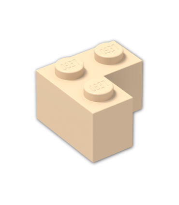 Tan Brick 2 x 2 Corner