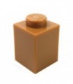 Medium Nougat Brick 1 x 1