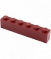 Dark Red Brick 1 x 6