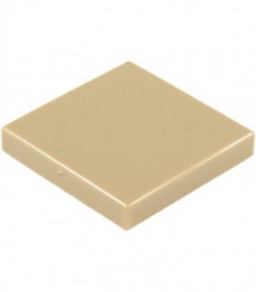Dark Tan Tile 2 x 2