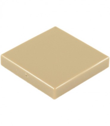 Dark Tan Tile 2 x 2