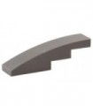 Dark Bluish Gray Slope, Curved 4 x 1 No Studs