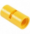 Yellow Technic, Pin Connector Round 2L with Slot (Pin Joiner Round)