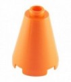 Orange Cone 2 x 2 x 2 - Completely Open Stud