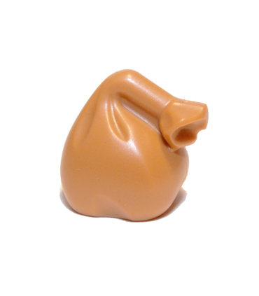 Medium Nougat Minifigure, Utensil Sack / Bag with Handle