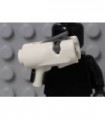 White Minifig, Weapon Gun, Mini Blaster / Shooter with Dark Bluish Gray Trigger (15391 / 15392)
