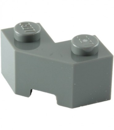 Dark Bluish Gray Brick, Modified Facet 2 x 2