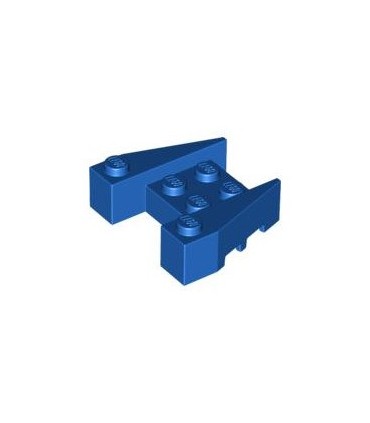 Blue Wedge 3 x 4 with Stud Notches