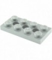 Light Bluish Gray Technic, Plate 2 x 4 with 3 Holes