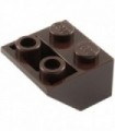 Dark Brown Slope, Inverted 45 2 x 2
