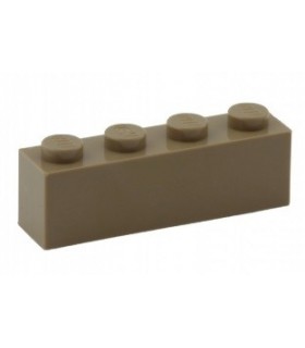 Dark Tan Brick 1 x 4