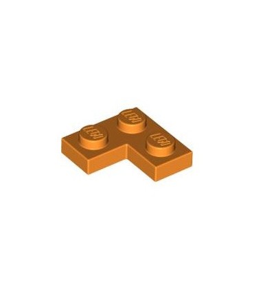 Orange Plate 2 x 2 Corner