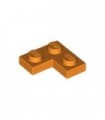 Orange Plate 2 x 2 Corner