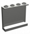 Light Bluish Gray Panel 1 x 4 x 3 with Side Supports - Hollow Studs